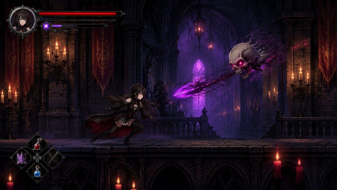 哥特少女勇闯恶魔城2 探索场景 资料图 5